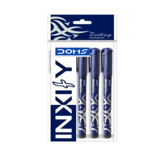 DOMS Inxify Ballpoint Blue Pens pack of 5 